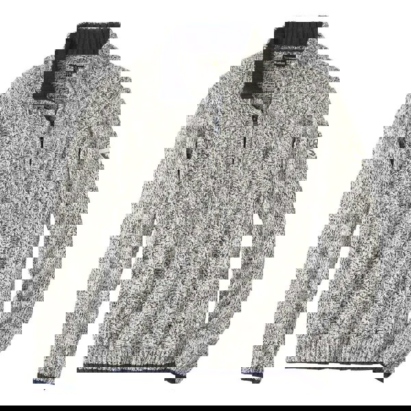 Atlas For Men Mens Mottled Jumper - Grey