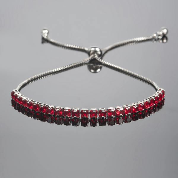 Adjustable Red Bracelet for Women - namana.london