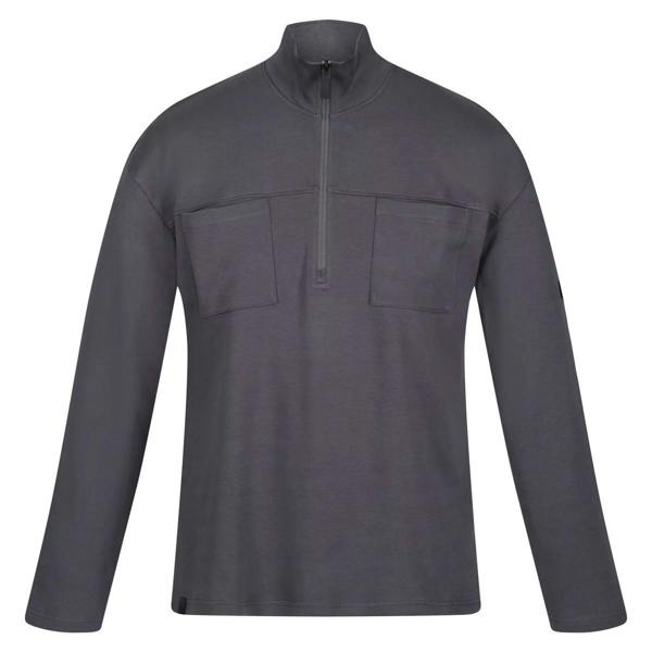 Regatta Mens Ferdo Fleece Top - Dark Grey