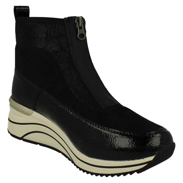 Remonte Ladies Remonte Casual Extra Wide Ankle Boots D0T71