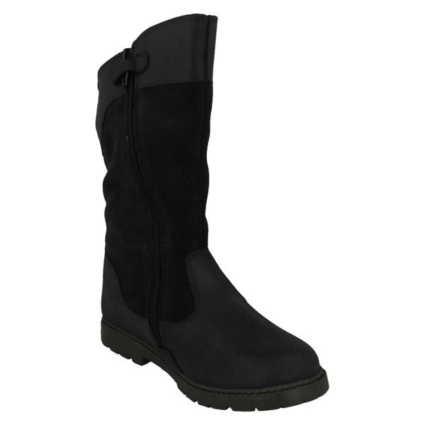 Start-rite Girls Startrite Paw Detailed Aqua-Rite Mid Calf Boots Splosh