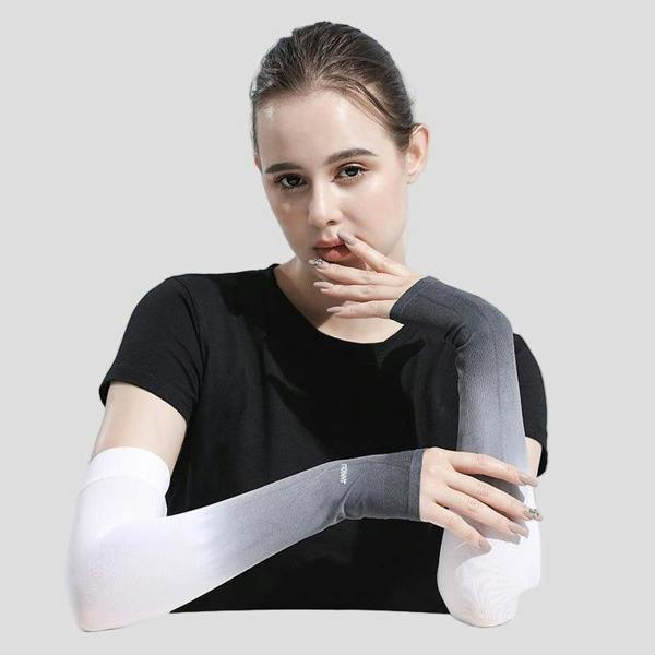 Anniou Ombre UPF 50+ Arm Sleeves - Grey