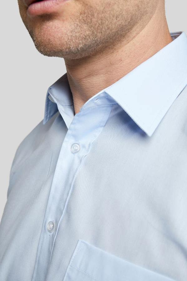 Glacier Blue Long Sleeve Non-Iron Shirt