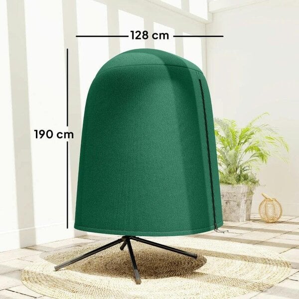 Bobobiy 190 x Φ128cm Hanging Egg Chair Furniture Cover - Green