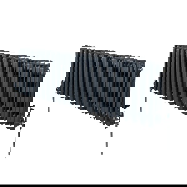 Monstershop Traditional 3 Column Radiator - 300 x 1012mm - Anthracite Grey