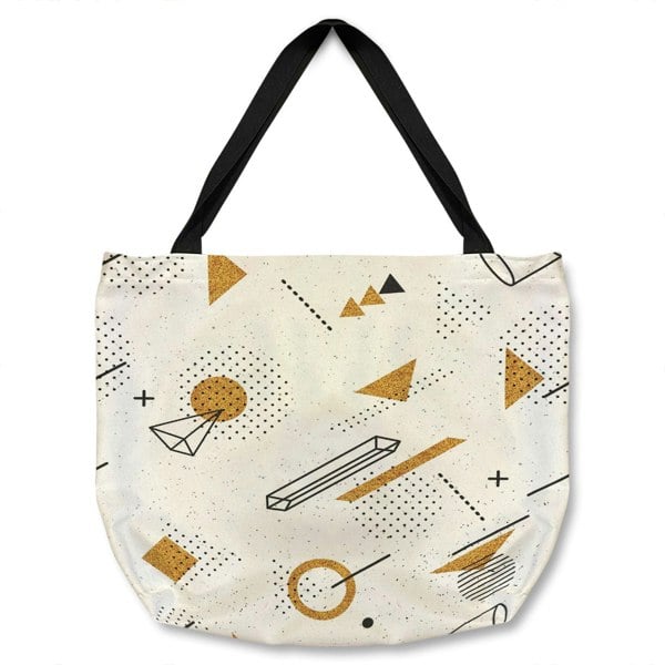 Benjamin Tate Design Trendy Geometric Elements Tote bag
