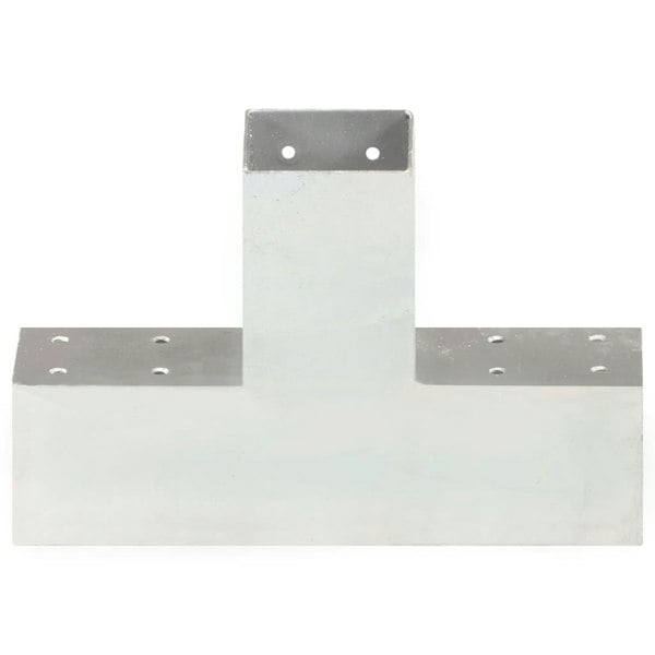 Berkfield Post Connector X Shape Galvanised Metal 71x71 mm