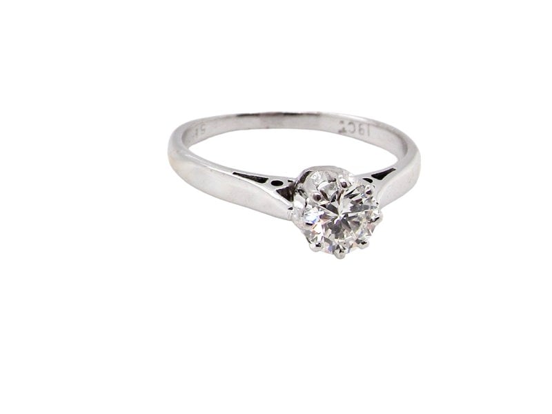 Vintage Tom A solitaire diamond ring