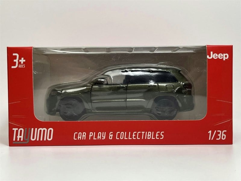 Tayumo Jeep Grand Cherokee Pull Back & Go Green LHD 1:36 Scale Tayumo 36170213