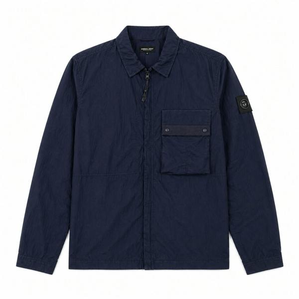 Marshall Artist Woodvale Overshirt Navy