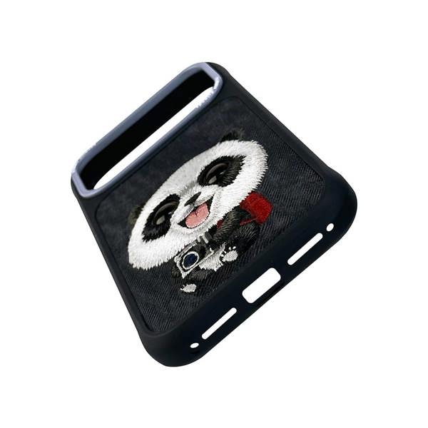 Nimmy Friends Nimmy Big Eye Cute Pet Travel Panda Case with MagSafe for iPhone 17 Pro Max 6.9" Black Grey - N-XDY-IP17-PRO-MAX-06-A