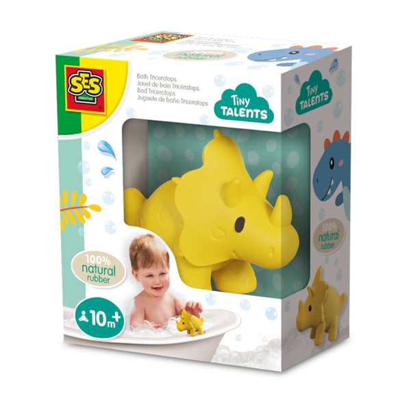 SES Creative Bath Triceratops - 100% natural rubber