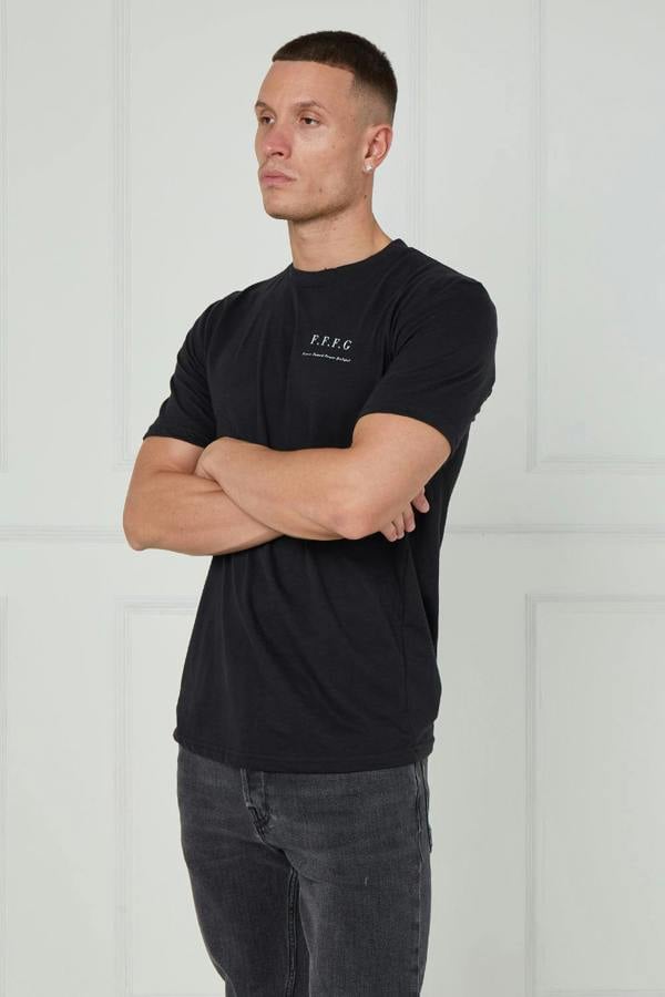 Men’s F.F.F.G Graphic T-Shirt with Back Logo - Black