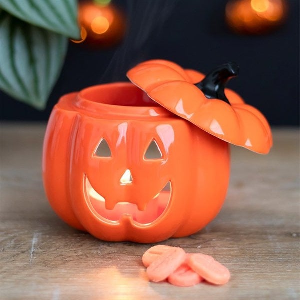 Serano Orange Jack-O-Lantern Oil Burner
