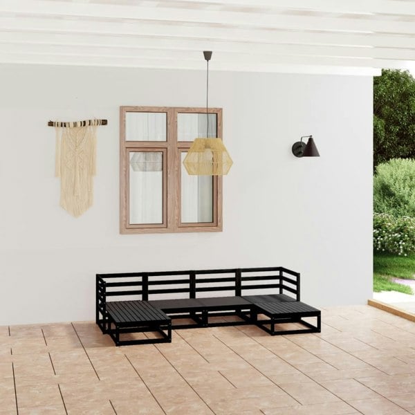 Berkfield 6 Piece Garden Lounge Set Solid Pinewood