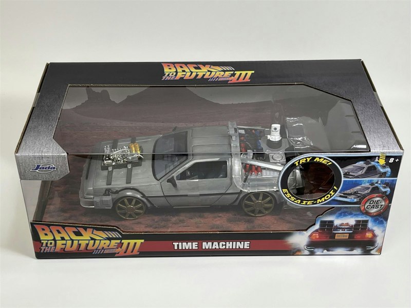 Jada Back To The Future III Rails Delorean Time Machine 1:24 Scale Jada 253255073