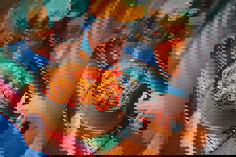 KitchenCraft World of Flavours Cast Iron Fajita Sizzler