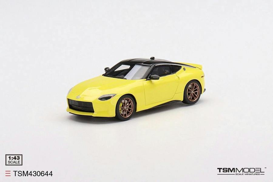 MCSlots Nissan Z Proto Spec 2023 Ikazuchi Yellow LHD 1:43 Scale TSM430644