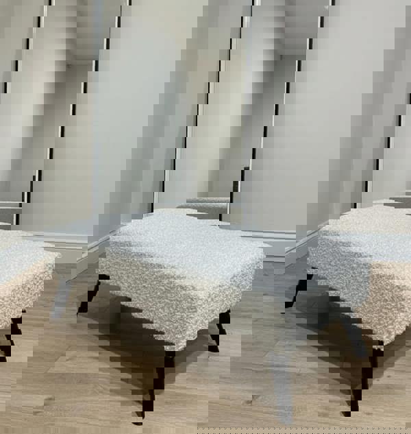 Soft plush teddy bear footstool for living room UK home décor - ISTOOLS