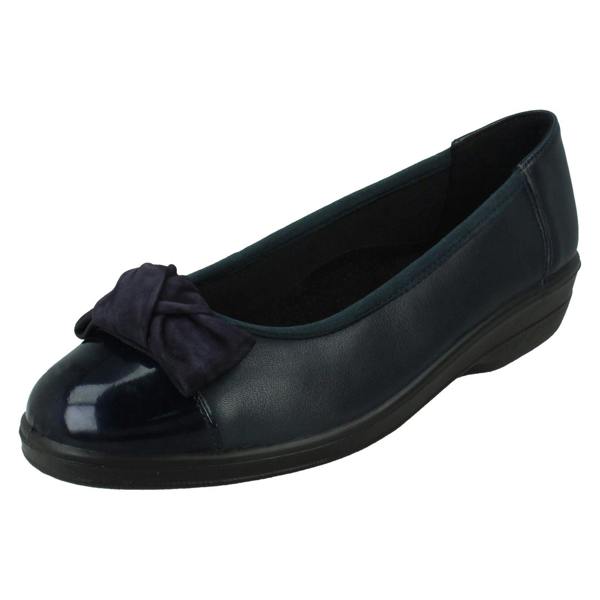 Padders Ladies Padders Slip On Wedge Shoes - Orient