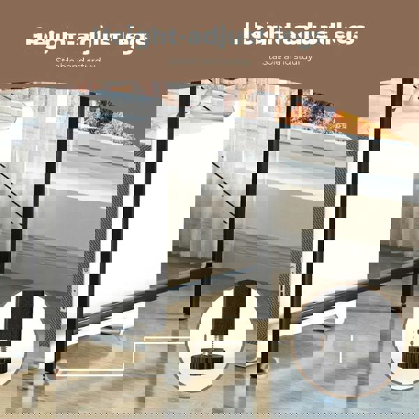 Levede L Shaped Gaming Computer Desk Workstation Study Corner Table Home Office