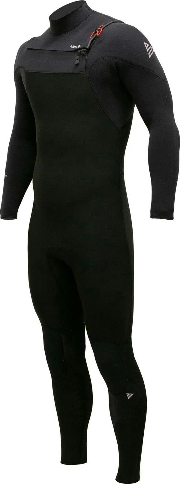 Alder Evo Fire MX Men's 4/3 mm Chest Zip Black Wetsuit