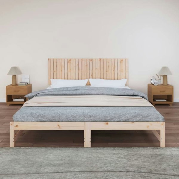 Berkfield Wall Headboard 185x3x60 cm Solid Wood Pine