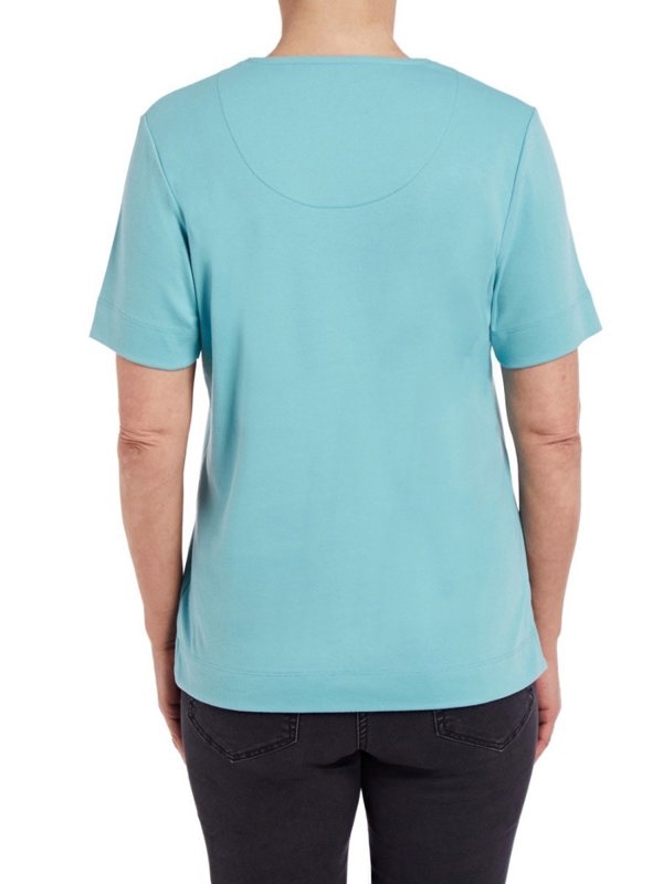 PennyPlain Nailhead Top - Turquoise