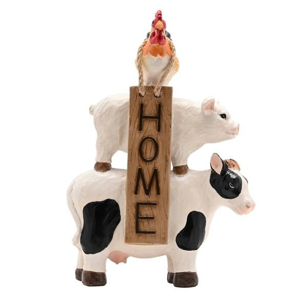 Country Living Resin Stacking Farm Animals "Home"