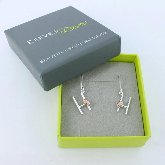 Reeves & Reeves Rugby Drop Earrings