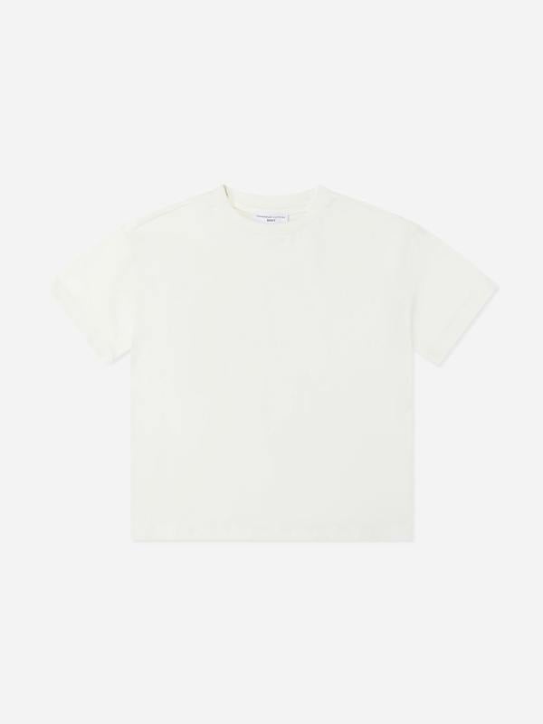 Childsplay Girls Oversized T-Shirt in Ivory