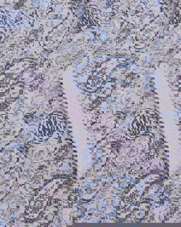 Lambretta Mens All Over Paisley Branded Retro Casual T-Shirt