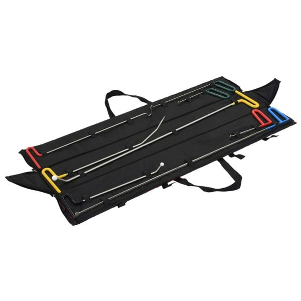 Berkfield 8 Piece Dent Repair Set for Paintless Dent Repair Stainless Steel
