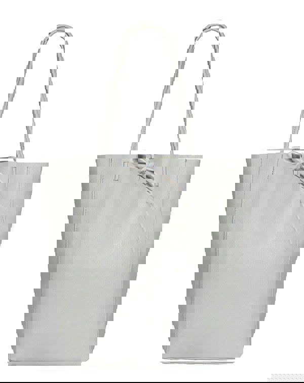 Kitise Soft Slouch Genuine Italian Leather Large Shopper Tie Closure Style Tote Handbag