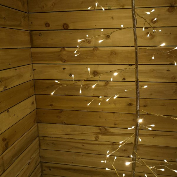 Samuel Alexander 288 LED 3m Indoor Outdoor Lit Gold Branch Garland in Warm White
