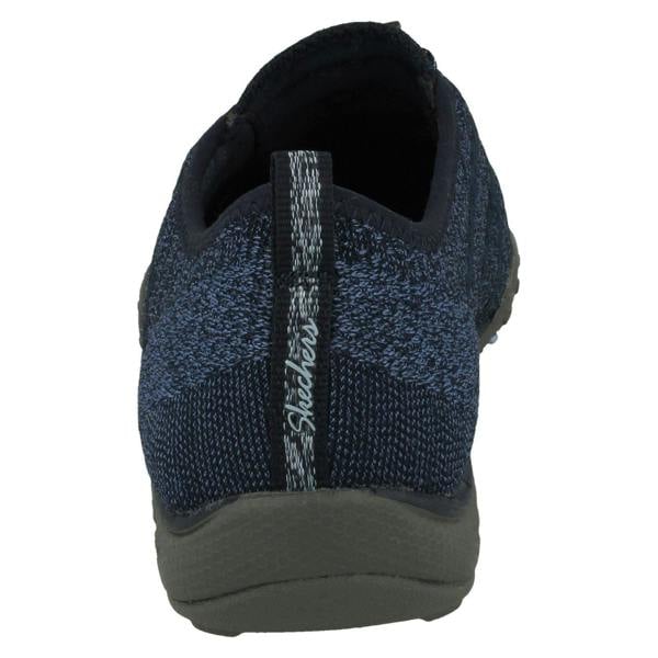 Skechers Ladies Relaxed Fit From Skechers Wide Fitting Trainers Fortuneknit 23028