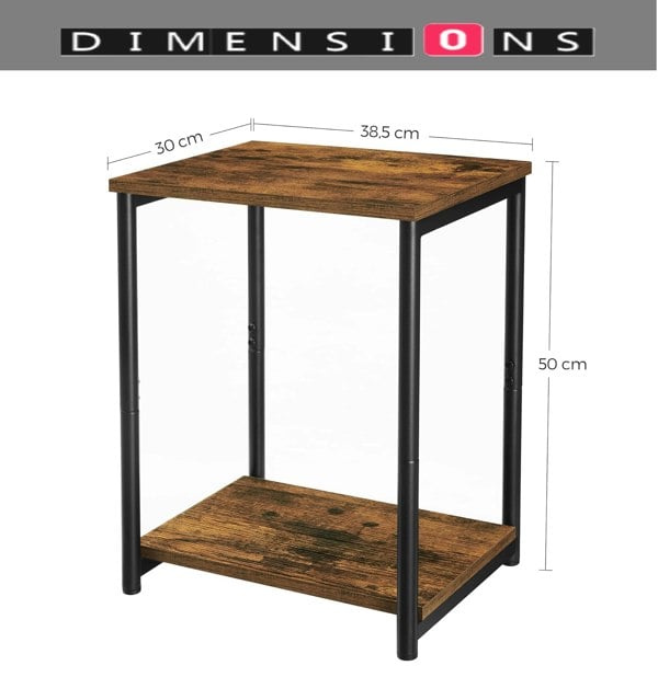 Modcraft Set of 2 Side Tables for Bedroom and Livingroom