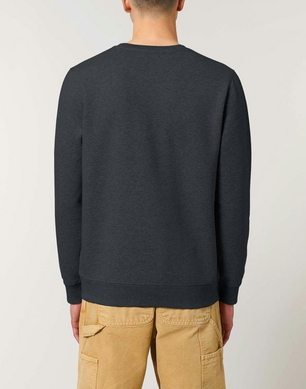 Men's Laid-Back Sweatshirt – Dark Heather Grey - British Boxers