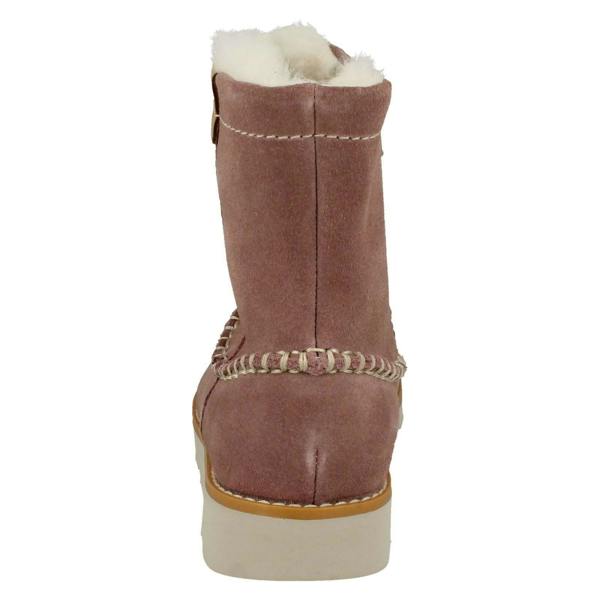 Clarks Girls Clarks Casual Fur Lined Boots Crown Piper