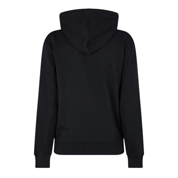 Lacoste Womens/Ladies Embroidered Logo Long-Sleeved Hoodie - Black - 
