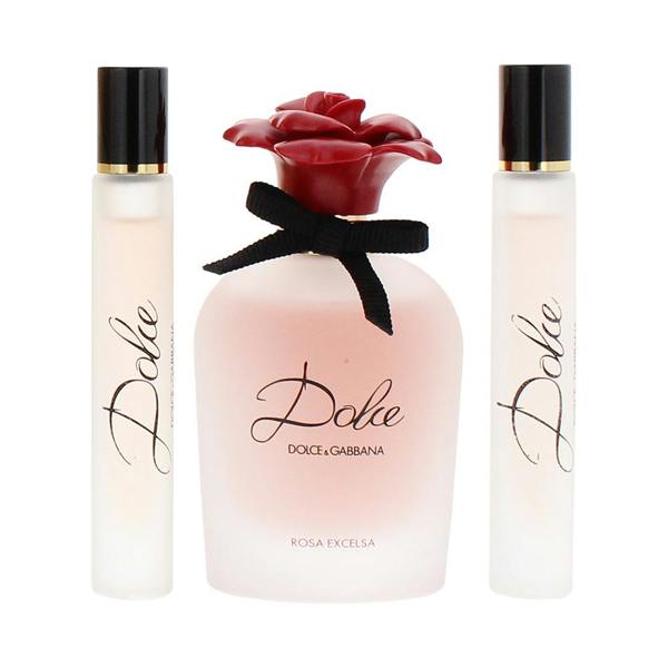 Dolce & Gabbana Dolce Rosa Excelsa 3 Piece Gift Set: Eau de Parfum 75ml - Eau de Parfum 2 x 7.4ml