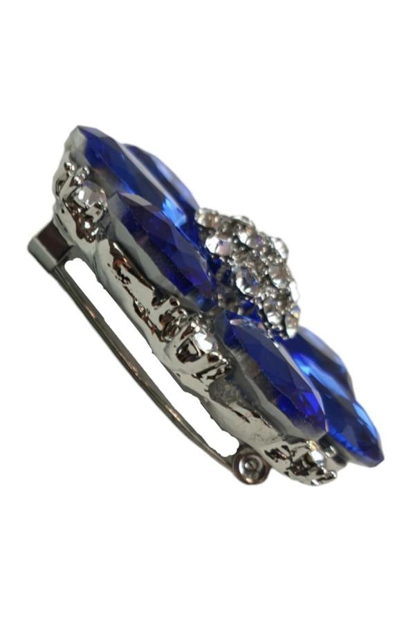 Paulo Due Large Petal Coloured Brooch