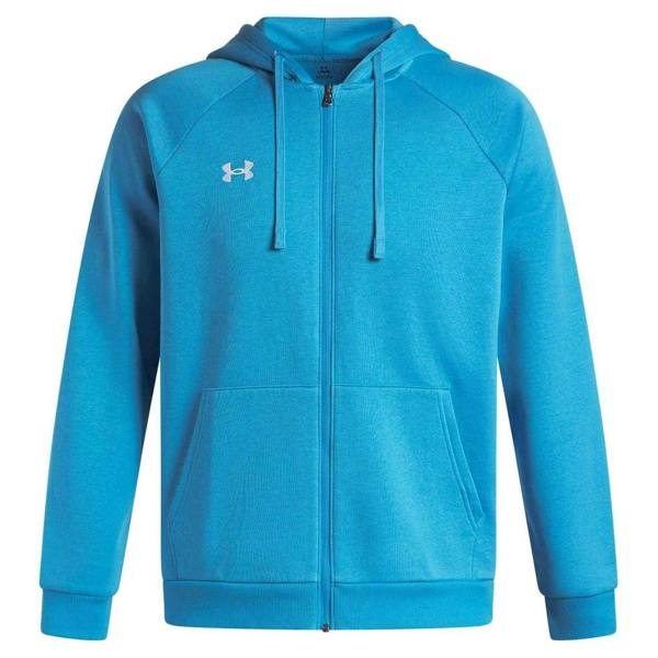 Under Armour Mens Rival Fleece Full Zip Hoodie - Blue - 