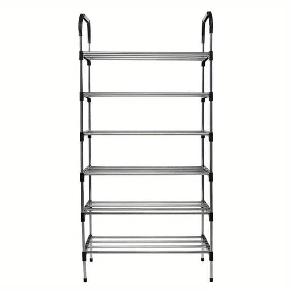 Dyzi 6-Tier Metal Shoe Rack – Freestanding Heavy Duty Storage Shelf