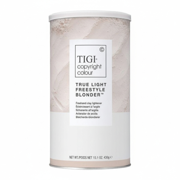 TIGI True Light Freestyle Blonder Clay Lightener Bleach Powder 430g
