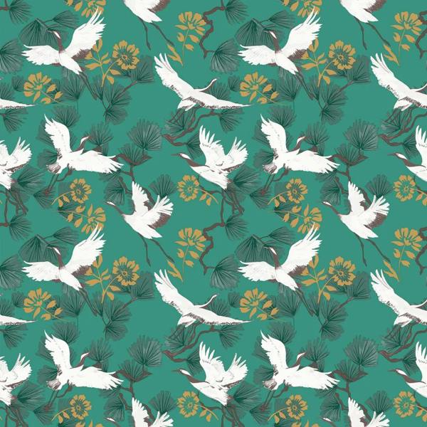 Furn Demoiselle Wallpaper - Jade - 