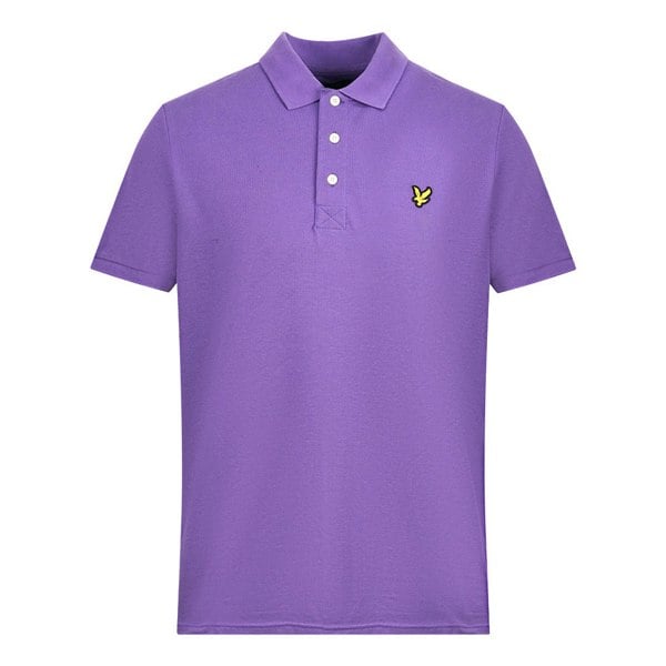 Lyle & Scott Plain Polo Shirt - Violet