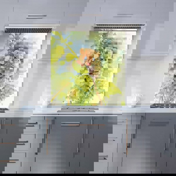 Warren Reed - Designer Mouse Watercolour Kitchen Splashback