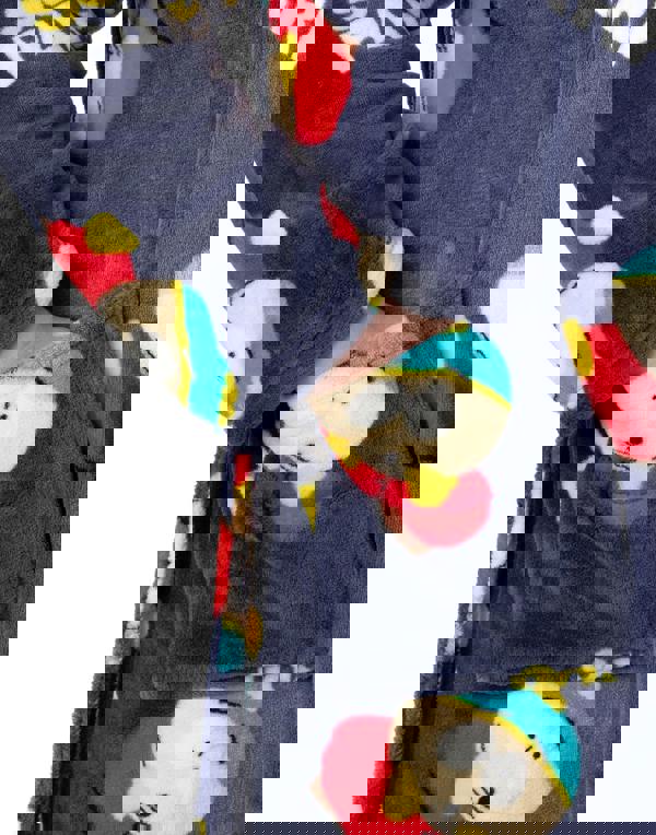 South Park Mens Blue Cartman AOP Hooded Bathrobe