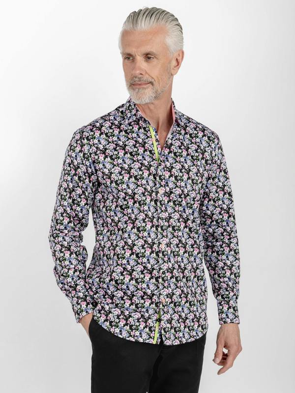 BLOSSOM GARDEN PRINT SHIRT - Claudio Lugli Shirts